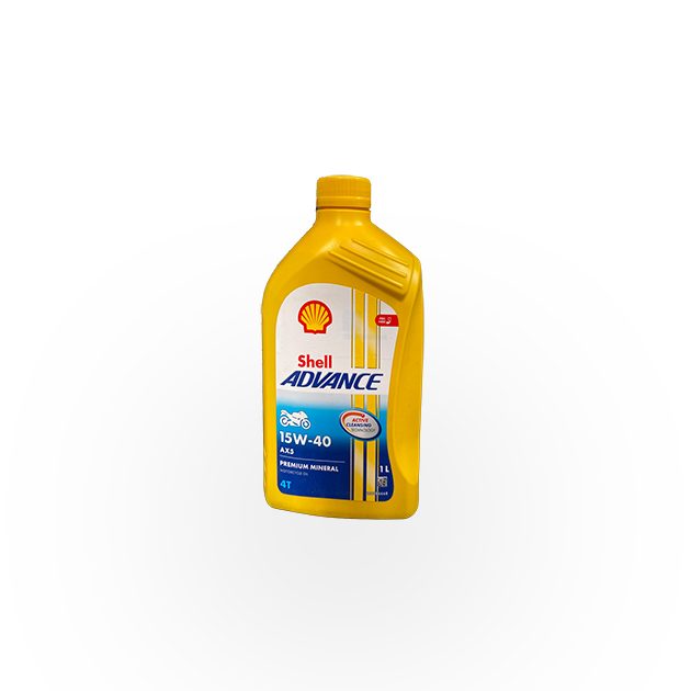 Shell Advance AX5 15W-40 1L 4T Premium Mineral Oil